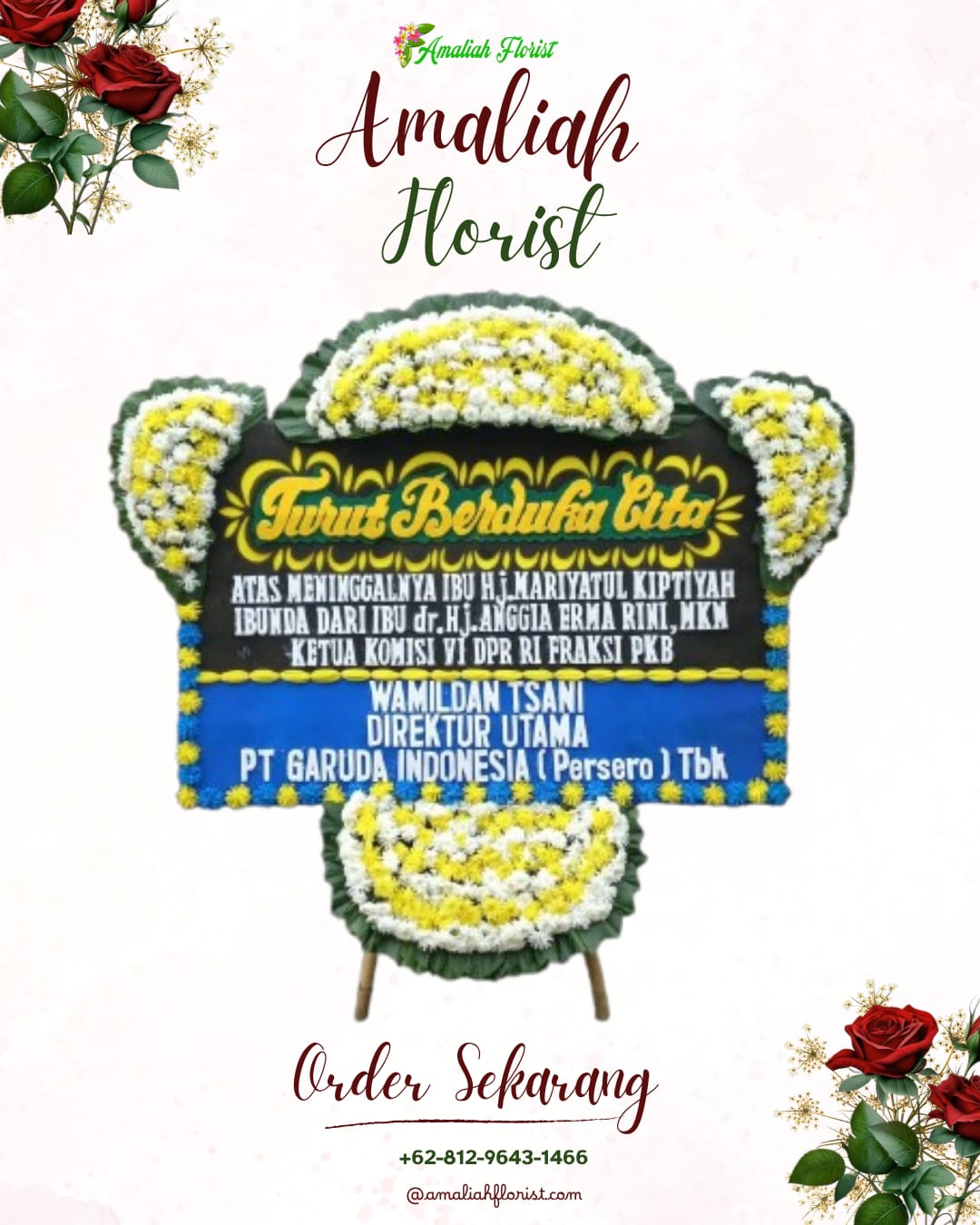 Papan Bunga Duka Alam Barajo